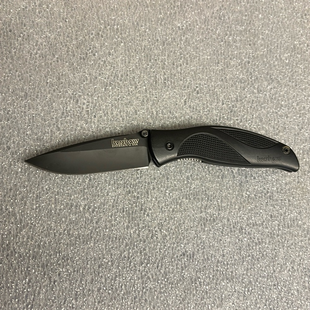 Kershaw 1550 Speedsafe knife. Made in USA. EUC